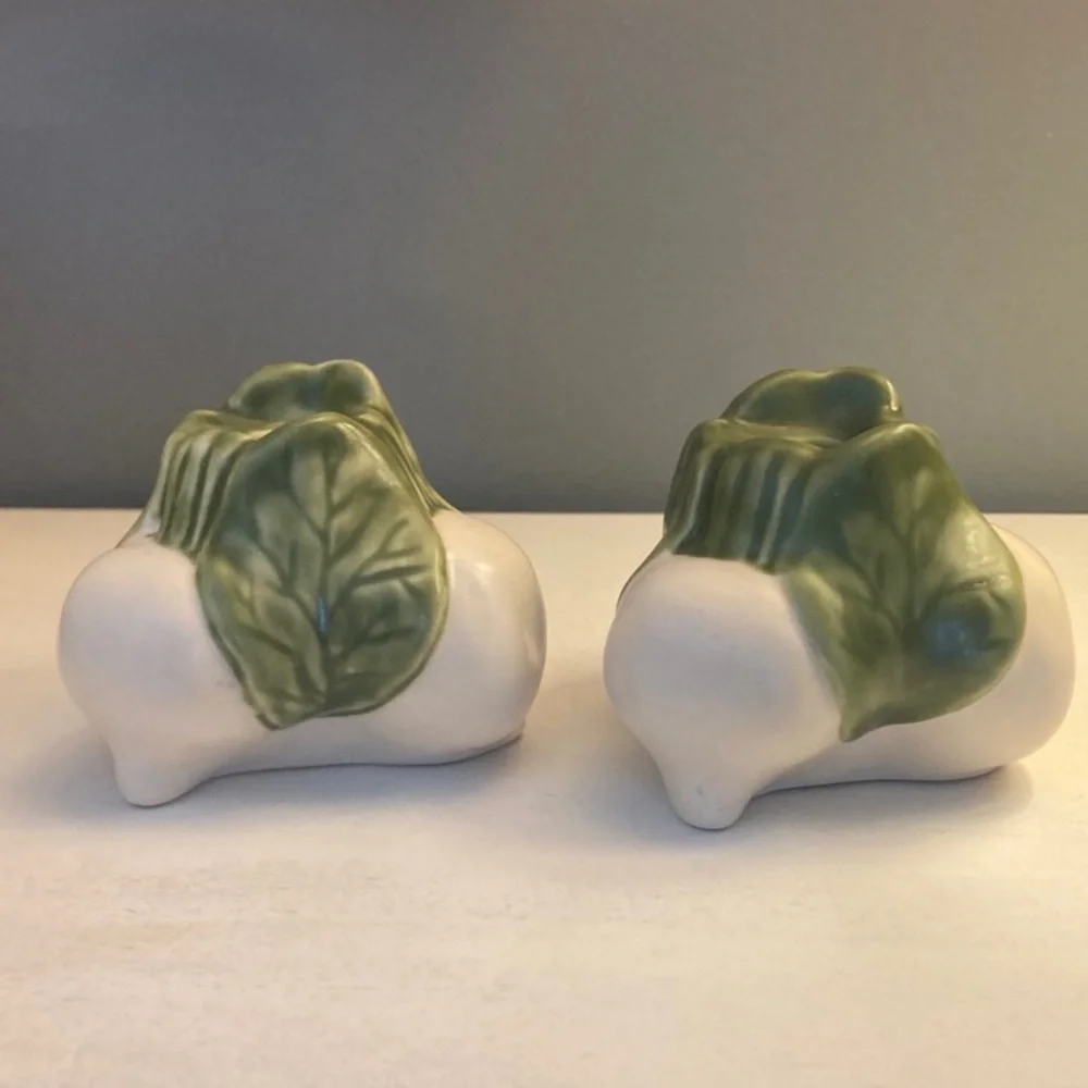 William Sonoma Farm Stand Radish Tiny Taper Candle Holders